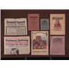 Image 1 : 7 GERMAN EARLY 1900 BOOKS, 1965 HITLER ARTICLE-HOFBRAUH