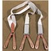 Image 2 : BRITISH PARATROOPER MILITARY SUSPENDERS-MARKED W/EAGLE