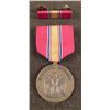 Image 1 : U.S. NATIONAL DEFENSE MEDAL & RIBBON BAR -CLUTCH BACK