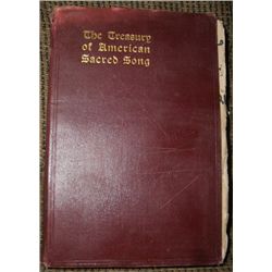 VINTAGE BOOK CPOYRIGHT 1900 TITLE *THE TREASURY OF AMERICAN SACRED SONG* BY HENRY FROWDE!!