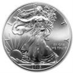 Uncirculated Silver Eagle (Date of our choice0