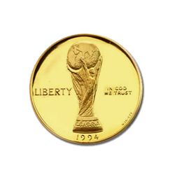 Gold $5 Commemorative World Cup Proof (Date of our choi