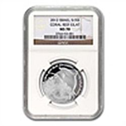 Israel Coral Reef, Eilat Proof-Like 1 NIS Coin MS-70 NG