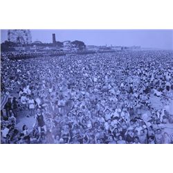 Packed Beach Crowd NY
