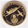 Alderney 25 pounds gold Battle of Britain (Date of our