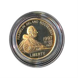 Gold $5 Commemorative FDR Proof (Date of our choice)