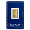Image 1 : 2.5 gram Pamp Suisse Gold Bar .9999 Fine (In Assay)