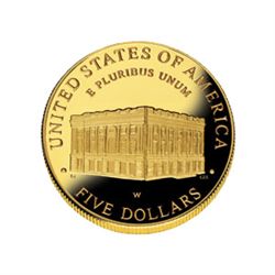 Gold $5 Commemorative Capital Visitor Proof (Date of ou