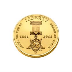 Gold $5 Commemorative Medal Of Honor BU (Date of our ch