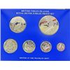 Image 2 : 1977 BRITISH VIRGIN ISLANDS ROYAL SILVER JUBILEE PROOF SET ALL COINS ARE SILVER