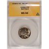 Image 1 : 1938-D BUFFALO NICKEL, ANACS MS-66 SUPERB