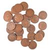 Image 1 : 25 1909 INDIAN CENTS, VG TO XF