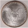 Image 2 : 2006 AMERICAN SILVER EAGLE, BU,  ONE OUNCE .999 SILVER, START OF SOME TONING