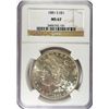 Image 1 : 1881 S MORGAN DOLLAR NGC MS67 SUPERB WHITE