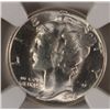 Image 2 : 1945-D MERCURY DIME, NGC MS-66 SUPERB
