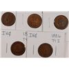 Image 1 : 5-1886 INDIAN HEAD CENTS AVG CIRC