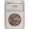 Image 1 : 1881-S MORGAN DOLLAR PCI MS63 P.Q.