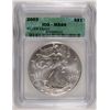 Image 1 : 2003 SILVER AMERICAN EAGLE ICG MS69