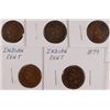 Image 1 : 5-1879 INDIAN HEAD CENTS GOODS