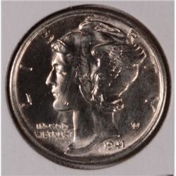 1941-S MERCURY DIME MS64