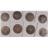 Image 2 : 8 BARBER HALF DOLLARS (93-O,94,98-O,01,01-O,03-O,04-S,05-O) AG-GOOD