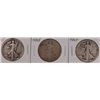 Image 1 : 3-1919-D WALKING LIBERTY HALF DOLLAR "GRADING SET" (AG,GOOD,VG)