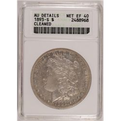 1893-S MORGAN DOLLAR ANACS AU-DETAILS