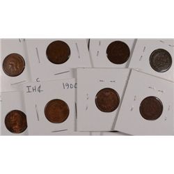 16-INDIAN HEAD CENTS (89,91,93,94,95,96,97,99,00,02,04,05,06,07,08,09) GOOD-VF