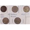 Image 1 : 5-1915 BUFFALO NICKELS AVG CIRC