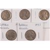 Image 1 : 5-1937 BUFFALO NICKELS XF-AU