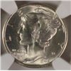 Image 2 : 1945-D MERCURY DIME, NGC MS-65 GEM