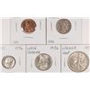Image 1 : 1936 P BU YEAR SET ONE CENT, FIVE CENT, TEN CENT, QUARTER, HALF DOLLAR