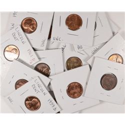 16 LINCOLN CENTS (39,39-D,40,43-S,45,46-D,46-S,47,47-D,47-S,50,54-S,59,59-D,61