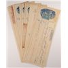 Image 1 : 6 PCS 1860-1870 ERA PROMISE TO PAY NOTES WITH STAMPS