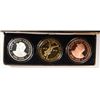 Image 1 : BABE RUTH PROOF SET WITH COA WITH 1-1 OZ .999 SILVER, 2 CLADS, 1995 ISSUE