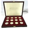 Image 1 : MORGAN SILVER DOLLAR COLLECTION IN WOODEN BOX: 1881-S MS63,1921 MS63, 1900-O