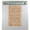 Image 1 : 1771 SHEET OF THREE PROVINCE OF NORTH CAROLINA PMG 63