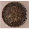 Image 2 : 1909 S INDIAN CENT ICG AU50, HAS LIGHT CORROSION SPOTS!