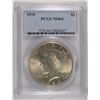 Image 1 : 1934 PEACE DOLLAR PCGS MS-64