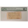 Image 1 : 1771 2 SHILLINGS PROVINCE OF NORTH CAROLINA PMG 63