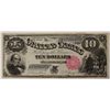 Image 1 : 1880 $10 US NOTE VF/XF