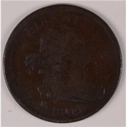 1804 HALF CENT VG