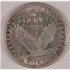 Image 2 : 1917 D T 1 STANDING LIBERTY QUARTER VF - XF LUSTRE