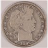 Image 1 : 1897-O BARBER HALF DOLLAR,  VG MINOR RIM BUMP