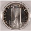 Image 1 : SEPT 11th  MEMORIAL ONE OUNCE .999  SIVER ROUND SHOWING TWIN TOWERS