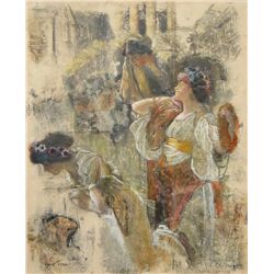 Mark Ferret “Curiosite” original painting