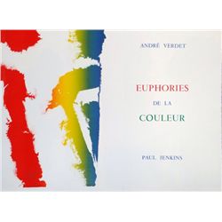 Paul Jenkins Title Page from "Euphories de la Couleur"