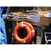 Image 1 : Pallet - Oars & paddles (12), Life preservers (2)