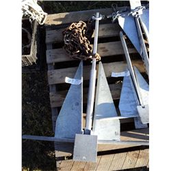 3.5 foot anchor with chain