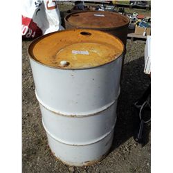 (2) 45 gallon drums